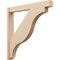 Ekena Millwork 6-in W x 44-in D x 44-in H Funston Block Rough Cedar Woodgrain TimberThane Outlooker, Primed Tan OUTUR060X44X44FST44RCPR - alternate 1